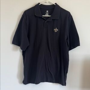 Men’s Black New Orleans Saints Polo Shirt